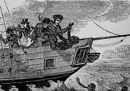 esclavos arrojados al mar